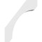 Ekena Millwork 4-in. W x 14-in. D x 18-in. H Legacy Architectural Grade PVC Knee Brace BRCP04X14X18LEC - alternate 3